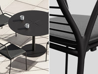 Detail shots of the XY Dining Table and XY Dining Chair