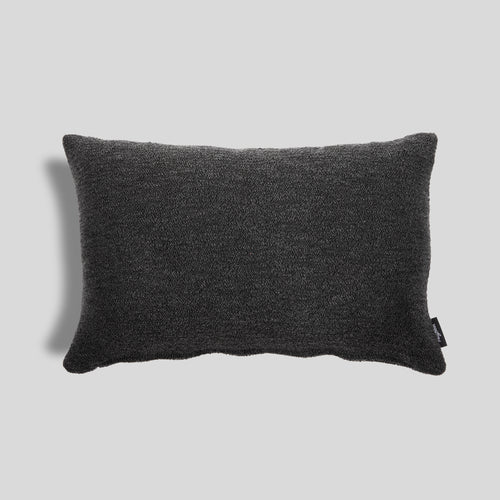 A studio photo of Dapple Throw Pillow Dapple Charcoal / 24 x 16