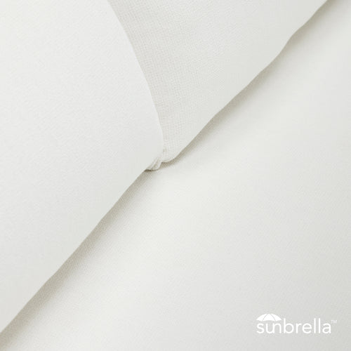 A studio photo of Reel Sofa Sunbrella Nurture White